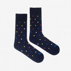 Skarpetki Coqui 43-46. Niebieskie skarpetki damskie Coqui, bez wzorów, z materiału. Za 95.99 zł.