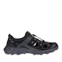 Sandały trekkingowe Safety Jogger Adventure Lanos. Czarne sandały damskie SAFETY JOGGER ADVENTURE, bez wzorów, ze skóry, biznesowe, bez zapięcia. Za 388.50 zł.