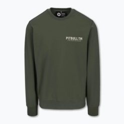 Bluza męska Pitbull Para Bellum Crewneck Sweatshirt. Zielone bluzy męskie PITBULL, m, bez wzorów, sportowe, bez ramiączek, bez kaptura. Za 159.99 zł.