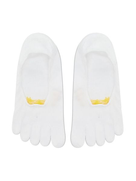 Vibram Fivefingers Stopki Ghost S15G01 Biały. Białe skarpety męskie Vibram Fivefingers, bez wzorów, z materiału. Za 39.99 zł.