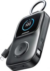 Joyroom JR-W19 5000 mAh z ładowaniem bezprzewodowym zegarka 5 W czarny. Czarne powerbanki . Za 119.90 zł.