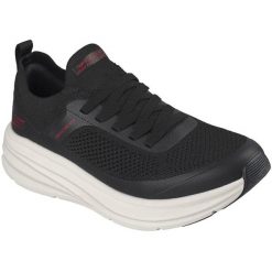 Buty sportowe męskie Skechers Bobs Skillz Fully Vital. Czarne buty sportowe męskie Skechers, bez wzorów, bez zapięcia, na fitness i siłownię. Za 490.00 zł.