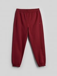 4F Spodnie dresowe joggery męskie - czerwone S. Czerwone spodnie materiałowe męskie 4F, l, bez wzorów, z dresówki. Za 149.99 zł.