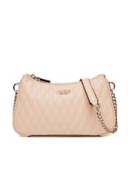 Guess Torebka HWGG9626720 Różowy. Czerwone listonoszki damskie Guess, z aplikacjami, ze skóry, bez dodatków. Za 359.99 zł.