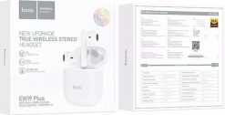 Hoco EW200 Bezprzewodowe Słuchawki Bluetooth TWS - Niebieskie. Niebieskie słuchawki bezprzewodowe Hoco. Za 50.47 zł.