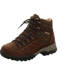 Buty turystyczne zimowe damskie Telfs Lady z membraną Gore -Tex. Brązowe obuwie trekkingowe damskie MEINDL, z gore-texu, bez zapięcia. Za 1,449.00 zł.
