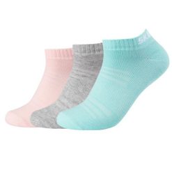 Skarpetki sportowe dla dorosłych 3PPK Mesh Ventilation Socks. Skarpetki damskie Skechers, bez wzorów, z meshu. Za 25.99 zł.