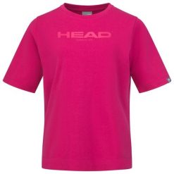 Koszulka damska Head Motion. Fioletowe bluzki damskie Head, bez wzorów, sportowe, bez kołnierzyka, bez ramiączek. W wyprzedaży za 139.50 zł.
