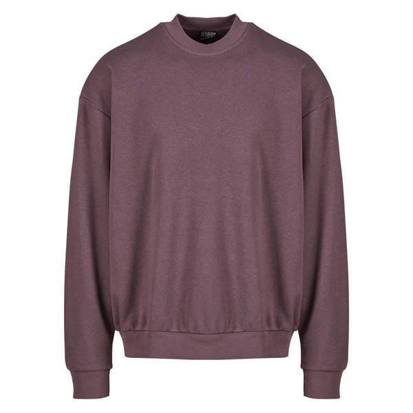 Bluza Urban Classics Light Terry Crew. Fioletowe bluzy męskie Urban Classics, m, bez wzorów, z materiału, bez ramiączek, bez kaptura. Za 168.00 zł.