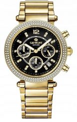 Zegarek Giewont Zegarek Damski Giewont Sapphire Złoto Czarny GW3380-B3. Czarne zegarki damskie Giewont, złote. Za 227.61 zł.