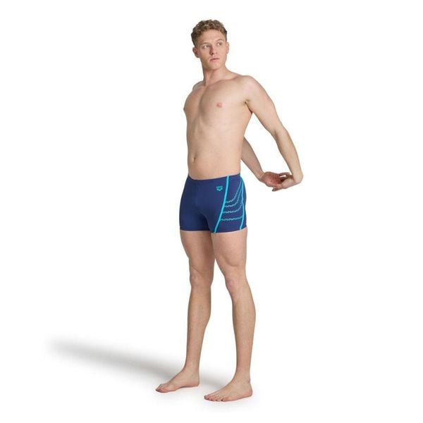 Kąpielówki męskie spodenki kąpielowe bokserki na basen Arena Losange. Niebieskie kąpielówki męskie ARENA, m, bez wzorów. Za 59.99 zł.