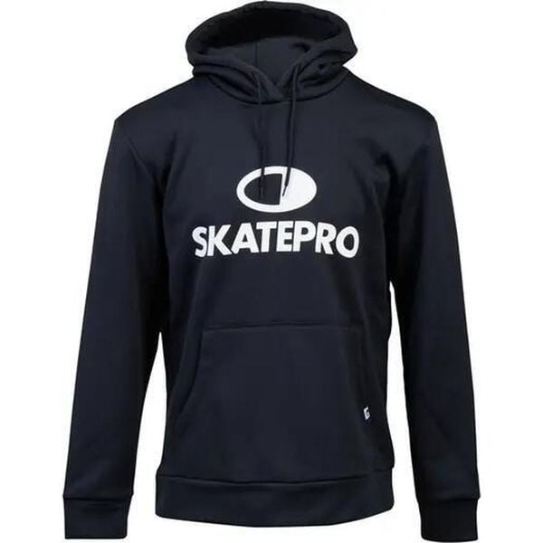 Odzież Bluza sportowa unisex SkatePro Tech Bluza z kapturem - S - Black / White. Czarna bluzy damskie SKATEPRO, na zimę, s, bez wzorów, sportowe, bez ramiączek, z kapturem. Za 185.99 zł.
