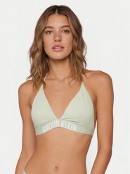 Calvin Klein Swimwear Góra od bikini LV00Q61222 Zielony. Zielone bikini Calvin Klein Swimwear, xl, bez wzorów, z syntetyku. Za 209.99 zł.