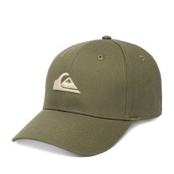 Czapka z daszkiem Quiksilver. Brązowe czapki damskie Quiksilver, bez wzorów. Za 79.99 zł.