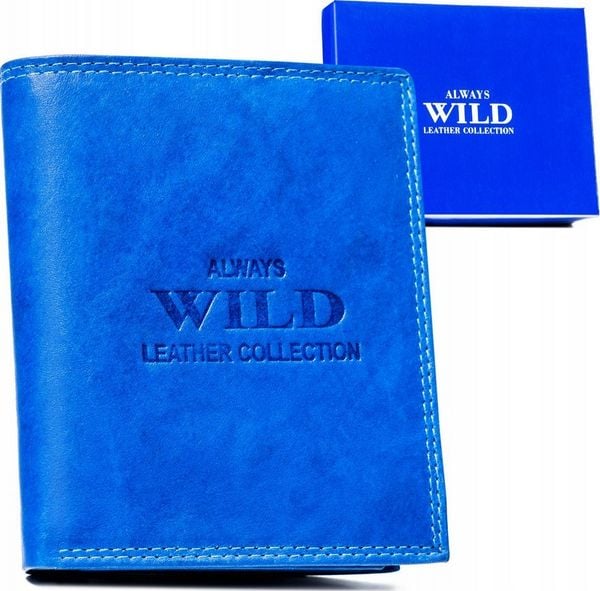 Always Wild Duży, skórzany portfel męski - Always Wild NoSize. Portfele męskie Always Wild, bez wzorów. Za 114.57 zł.