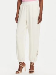 Liu Jo Sport Spodnie dresowe TA5229 J4869 Biały Relaxed Fit. Białe spodnie sportowe damskie Liu Jo Sport, bez wzorów, z dresówki, sportowe. Za 349.99 zł.