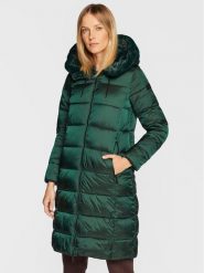 CMP Płaszcz zimowy 32K3086F Zielony Regular Fit. Zielone płaszcze damskie CMP, na zimę, bez wzorów, z syntetyku, bez kołnierzyka, bez kaptura. Za 539.99 zł.