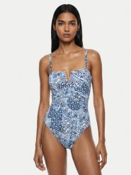 LAUREN RALPH LAUREN Strój kąpielowy 20640066 Niebieski. Niebieskie stroje kąpielowe damskie Lauren Ralph Lauren, bez wzorów, z syntetyku. Za 985.99 zł.