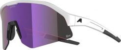 Okulary przeciwsłoneczne Alpina Sonic HR M Q-lite. Białe okulary przeciwsłoneczne damskie Alpina, prostokątne. Za 360.50 zł.