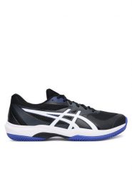 Asics Buty do tenisa Game Ff Clay/Oc 1041A490 Czarny. Czarne buty sportowe męskie Asics, bez wzorów, ze skóry, bez zapięcia, tenisowe. Za 319.99 zł.
