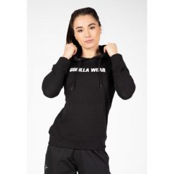 Charlotte Bluza z kapturem - Czarny. Czarne bluzy damskie GORILLA WEAR, s, bez wzorów, sportowe, bez ramiączek, z kapturem. Za 255.00 zł.