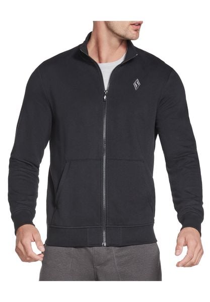Kurtka męskie Skechers GO WALK Everywhere Jacket. Czarne kurtki męskie Skechers, l, bez wzorów, z bawełny, bez kaptura. Za 199.99 zł.