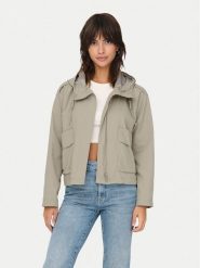 ONLY Kurtka przejściowa Mamba 15308621 Beżowy Regular Fit. Brązowe kurtki damskie ONLY, s, bez wzorów, z syntetyku, bez kaptura. Za 249.99 zł.