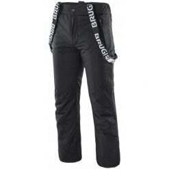Spodnie narciarskie dla mężczyzn Brugi 4ARD. Czarne spodnie sportowe męskie Brugi, l, bez wzorów, narciarskie. W wyprzedaży za 219.50 zł.