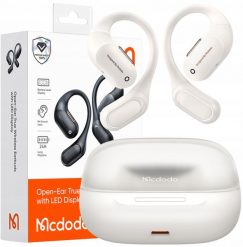 Słuchawki Mcdodo MCDODO SŁUCHAWKI BEZPRZEWODOWE ZAUSZNE BLUETOOTH 5.4 Z MIKROFONEM ETUI CLIP. Słuchawki bezprzewodowe Mcdodo. Za 179.99 zł.