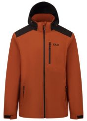 Dlx Durand - Męska kurtka softshell, Burnt Orange. Brązowe kurtki sportowe męskie DLX, na jesień, m, z aplikacjami, z polaru, bez kaptura, narciarskie. Za 449.10 zł.