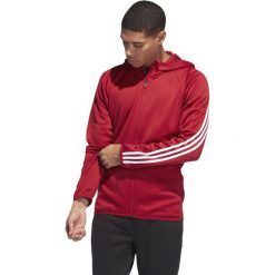 Adidas Performance Freelift Daily 3-Stripes Bluza Czerwony. Czerwone bluzy męskie adidas Performance, m, bez wzorów, z materiału, bez ramiączek, bez kaptura. Za 343.95 zł.
