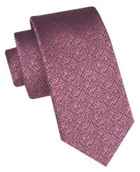 Klasyczny, Męski Krawat Alties - Różowy Melanż. Czerwone krawaty i muchy Alties, bez wzorów, z tkaniny, eleganckie. Za 49.00 zł.