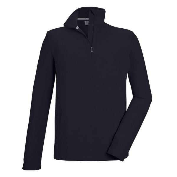 Bluza męska Killtec KSW 99 MN FLC SHRT. Fioletowe bluzy sportowe męskie KILLTEC, na zimę, l, bez wzorów, z polaru, bez kaptura, narciarskie. W wyprzedaży za 89.99 zł.