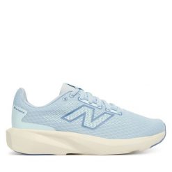 Buty do biegania New Balance. Niebieskie obuwie sportowe damskie New Balance, bez wzorów, bez zapięcia, do biegania. Za 249.99 zł.