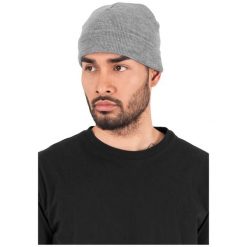 Czapka Flexfit heavyweight. Szare czapki damskie FLEXFIT, bez wzorów, z materiału, klasyczne. Za 66.50 zł.