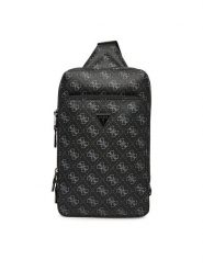 Guess Saszetka Milano HMMILO P5226 Czarny. Czarne saszetki i nerki męskie Guess, z aplikacjami, ze skóry. Za 379.99 zł.