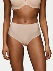 Triumph Figi klasyczne z wysokim stanem Make Up Illusion 10224802 Beżowy. Brązowe majtki damskie Triumph, z syntetyku. Za 149.99 zł.