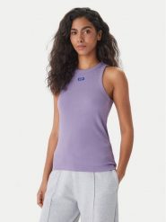 HUGO Top Easy 50508857 Fioletowy Slim Fit. Fioletowe topy damskie Hugo, xxl, bez wzorów, z bawełny, bez kołnierzyka, bez ramiączek. Za 199.99 zł.