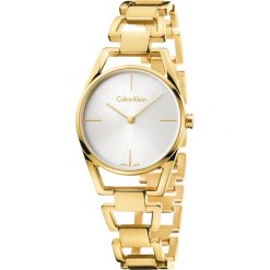 Calvin Klein Dainty Zegarek Złoty. Żółte zegarki damskie Calvin Klein, z materiału, ze stali. Za 1,513.95 zł.