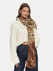 Guess Szalik AW5201 MOD03 Brązowy. Brązowe rękawiczki damskie Guess, z aplikacjami, z materiału. Za 479.99 zł.