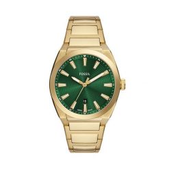 Zegarek Fossil. Żółte zegarki męskie FOSSIL, bez wzorów, złote. Za 849.99 zł.
