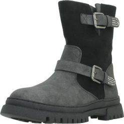 Buty GARVALIN BOTA HEBILLAS Czarny. Czarne obuwie trekkingowe damskie Garvalin, z syntetyku, bez zapięcia. Za 205.99 zł.