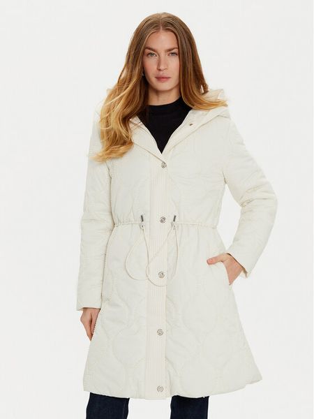 Guess Parka Maite W4BL56 WGL30 Écru Regular Fit. Parki damskie Guess, l, z aplikacjami, z syntetyku, bez kaptura. Za 559.00 zł.