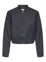 ONLY Kurtka przejściowa Aggie 15353558 Szary Regular Fit. Szare kurtki damskie ONLY, bez wzorów, z syntetyku, bez kaptura. Za 229.99 zł.