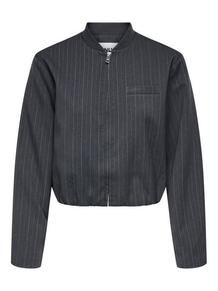 ONLY Kurtka przejściowa Aggie 15353558 Szary Regular Fit. Szare kurtki damskie ONLY, bez wzorów, z syntetyku, bez kaptura. Za 129.99 zł.