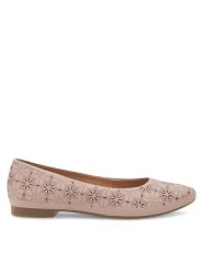 Lasocki Baleriny RST-KAJA-27 Różowy. Czerwone balerinki damskie Lasocki, bez wzorów, ze skóry, bez obcasa, bez zapięcia. Za 169.99 zł.