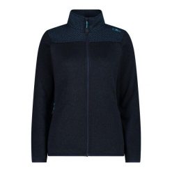 Bluza damska turystyczna CMP 35H5956. Niebieskie bluzy damskie CMP, s, bez wzorów, sportowe, bez ramiączek, bez kaptura. Za 256.85 zł.