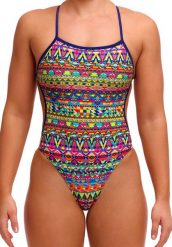 Strój kąpielowy Funkita Packed Up - Twisted. Brązowe stroje kąpielowe damskie Funkita, s, bez wzorów, z elastanu. Za 259.00 zł.