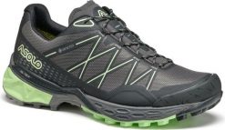 Buty trekkingowe Asolo Tahoe Gore-Tex Szare/Zielone. Szare obuwie trekkingowe damskie Asolo, z gore-texu, bez zapięcia. Za 726.40 zł.