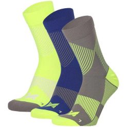 Sportowe skarpetki kompresyjne ćwiartkowe unisex 3 szt. Fioletowe skarpetki damskie Xtreme, bez wzorów, z poliamidu. Za 151.79 zł.